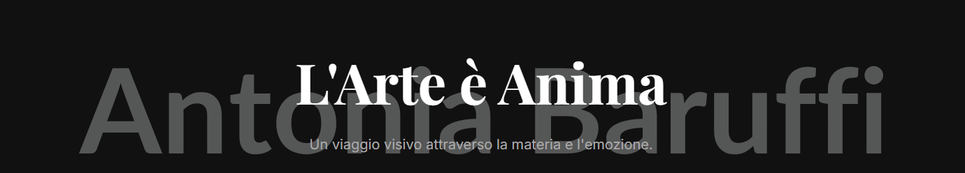 L'Arte è Anima